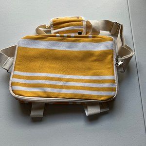 The Holiday Cooler Bag - FFF Yellow Stripe - NWT - Business & Pleasure